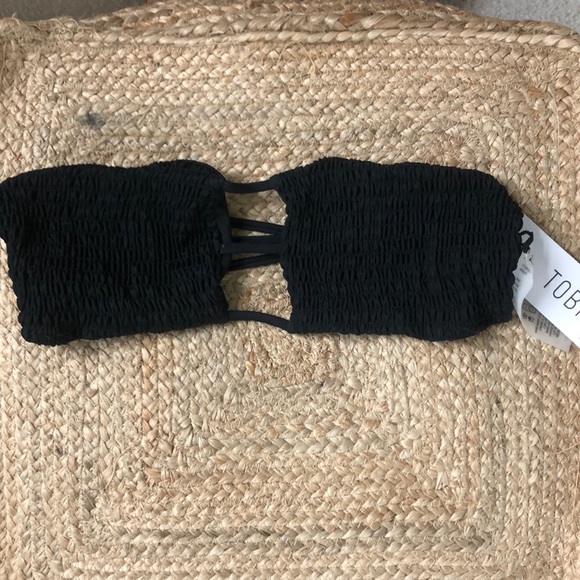 Tobi Other - Black swim top